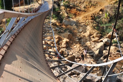 Bộ Giao thông nhận định về ốc neo cầu treo Chu Va